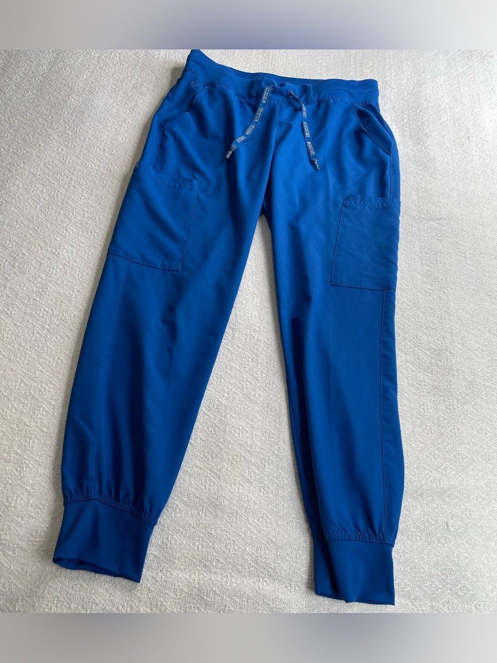 Royal Blue Cargo Jogger Scrub Pants~ Size Small ~ Medical Staff